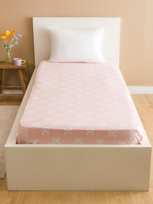 Lc Waikiki Yeni Sezon Fiyonk Baskılı Tek Kişilik Lastikli Çarşaf