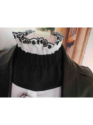 Firuz Rukye Dantelli boyunluk