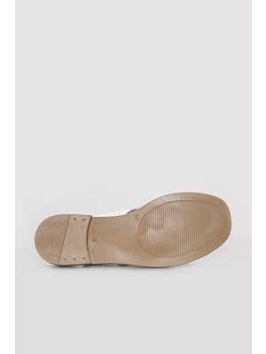 Fast Step Hakiki Deri  Kadın Klasik Terlik 283ZA823