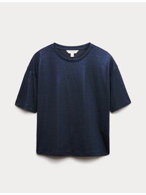 Marks & Spencer Metalik Işıltılı Tişört