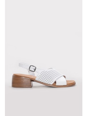 Fast Step Hakiki Deri  Kadın Klasik Terlik 283ZA894