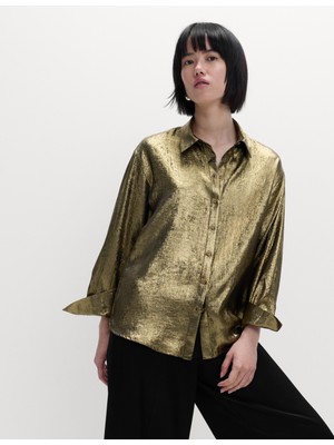 Marks & Spencer Parlak Detaylı Gömlek