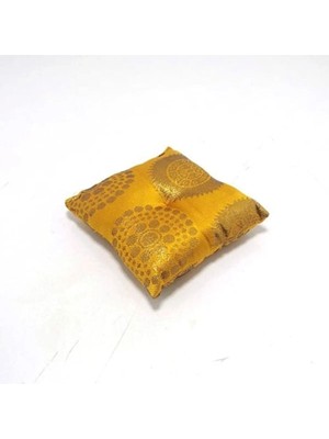 PremiumPort 2'li Tibet Kare Yastık ve Şans Tütsü Hediye Seti, Meditasyon ve Ses Çanakçı