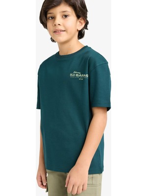 DeFacto Oversize Baskılı Kısa Kollu Tişört Erkek Çocuk G6485A826SM