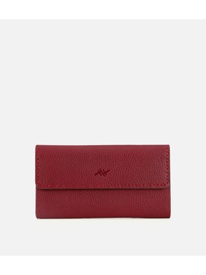Hotiç 05CUH316880A780 KADIN Deri Bordo Cüzdan
