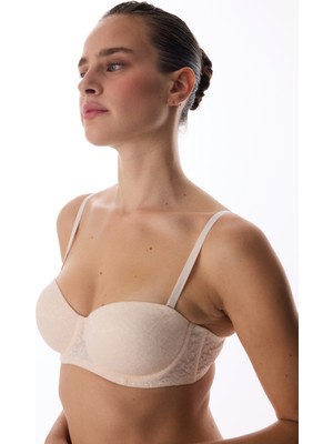 Penti Bej Bloom Lace Dantel Sütyen