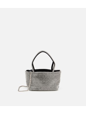 Hotiç 03CAH308990A100 KADIN Siyah Taşlı Portföy Çanta