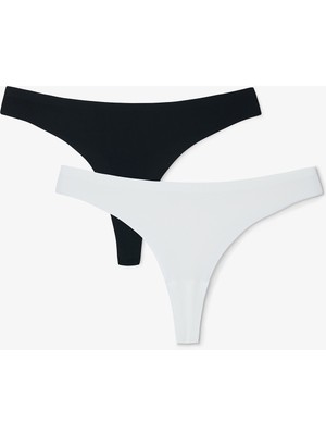 Penti Lazer Kesim Iz Yapmayan Tanga 2'li Normal Bel Külot