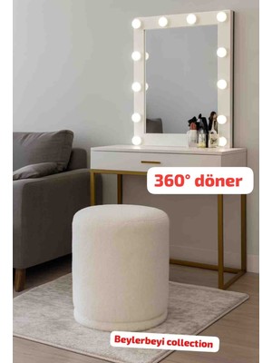 Beylerbeyi Makyaj Pufu, Berjer, Eliza 360 Derece Döner Makyaj Yapma Rahatlığı Sunar