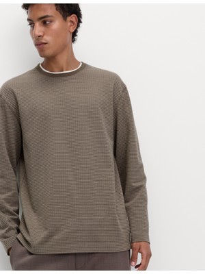 Marks & Spencer Saf Pamuk Dokululu Pijama Üstü