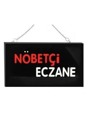 Starseven Işıklı Tak Çalıştır Hazır Tabela Nöbetçi Eczane