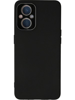 Pazarcan Reno 7 Lite Kılıf Lansman Glass Kapak - Siyah