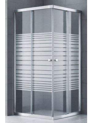 Durul Duşakabin Kare Çizgili Cam