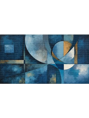 Abstract Geometrik Şekiller Poster Duvar Kağıdı