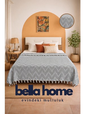 Bella Home Çift Kişilik Elit Jakarlı Pike (Tek Parça) - 200X230 cm