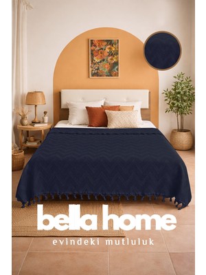 Bella Home Çift Kişilik Elit Jakarlı Pike (Tek Parça) - 200X230 cm