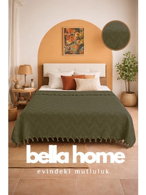 Bella Home Çift Kişilik Elit Jakarlı Pike (Tek Parça) - 200X230 cm