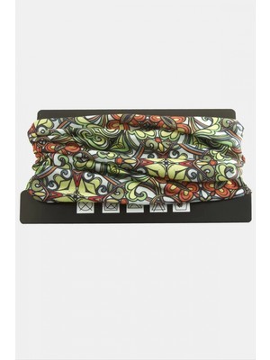 Çiçek Desenli Baff Boyunluk