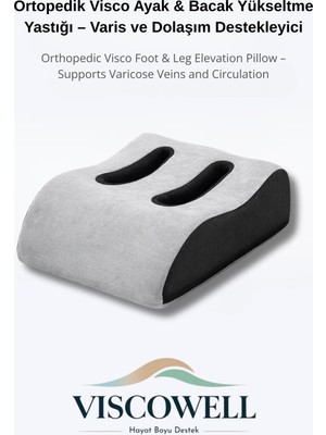 Viscowell Ortopedik Visco Ayak & Bacak Yükseltme Yastığı  ve Dolaşım Destekleyici
