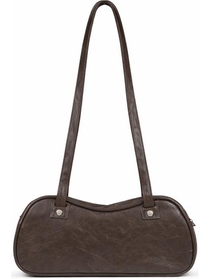Tandi Bags Movel Acı Kahve Vintage Baget Çanta