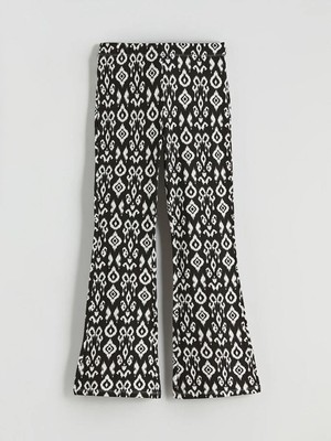 LC Waikiki Siyah Beli Lastikli Ispanyol Paça Kız Çocuk Tayt  (S6)