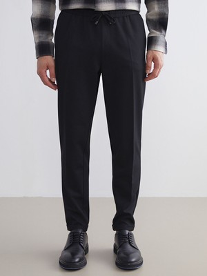 Lcw Siyah Standart Kalıp Erkek Pantolon