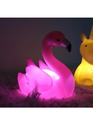 Ttt LED Işıklı Flamingo Masa Lambası