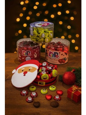 GezegenX Yılbaşı&noel Hediye Kutusu, Yılbaşı Çikolata Kutusu, Dippo (30 Adet) Noel Çikolata