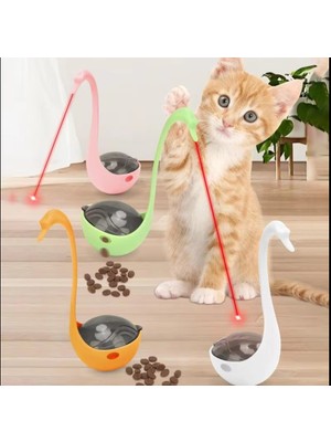 Ttt Kuğu Şeklinde Lazerli Kedi Oyuncağı