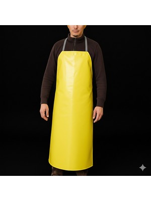 ÇADIRAVM Endüstriyel Su Geçirmez Önlük, 650 gr Kalın Polyester, 72×121 Cm, Kasap, Bulaşık ve Mutfak Önlüğü