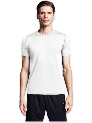 Lescon 26S-1220-26B Kısa Kol T Beyaz Erkek T-Shirt