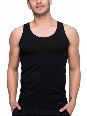 Tutku Erkek Siyah Rambo Atlet 6'lı-L Standart Beden Nefes Alabilir Esnek Kumaş