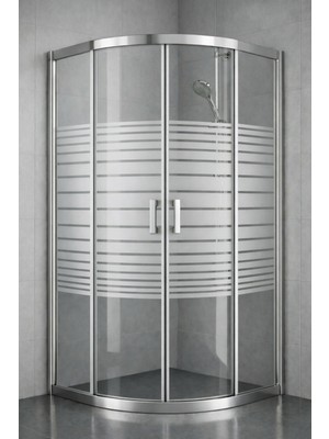 Durul Duşakabin Oval Çizgili 5 mm H.190