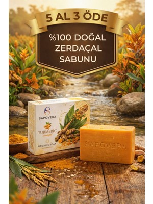 Sapovera Zerdaçal Sabunu Doğal El Yapımı Canlandırıcı Temizlik