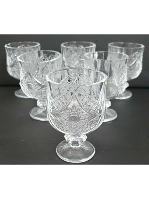 Braventa Collection Mithra Life 6 Lı Kristal Kahve Yanı Bardak MIT1016