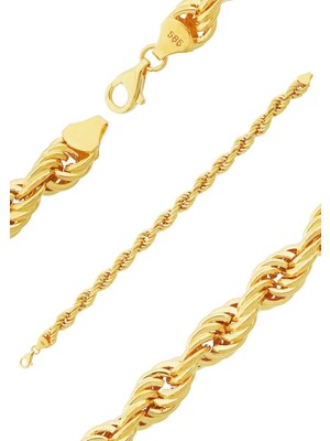 İryum Altın Halat Bileklik - 14 Ayar