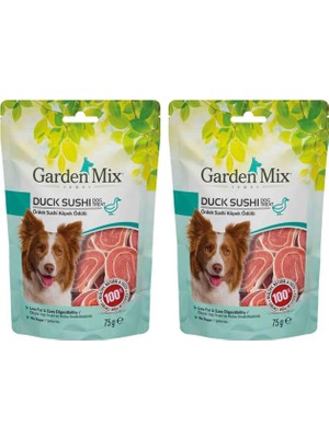 Braventa Collection Garden Mix Ördekli Sushi Köpek Ödülü 75 Gram (2 Paketi)