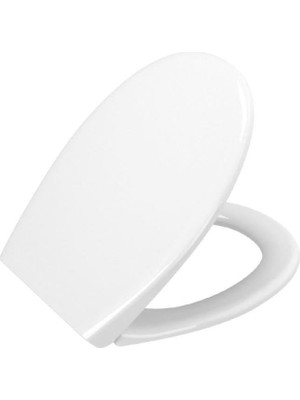 Braventa Collection S10 Klozet Kapağı 84-003-009, Yavaş Kapanır, Duroplast, Sandviç Tip, Metal Menteşeli, Beyaz