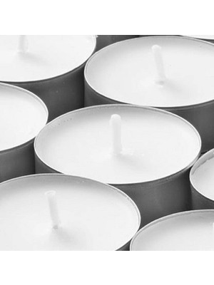 Braventa Collection Tealight Beyaz Mum 50 Adet
