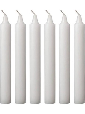 Braventa Collection - Beyaz Şamdan Mum 1 Adet