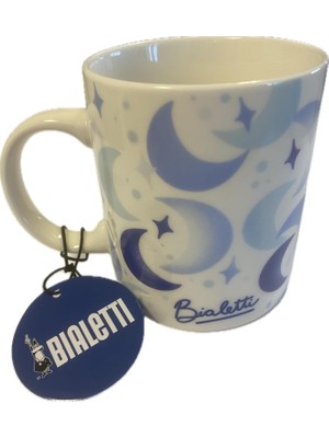 Braventa Collection - Desenli Kahve Kupası (Mavi)