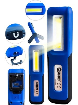 SHC4200 Arm 240 Lümen Özellikli Miknatıslı Şarjlı Tamirci Feneri