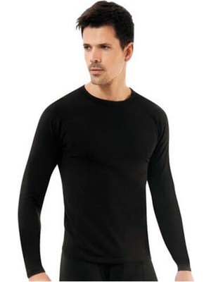 Tutku Siyah 126 Erkek Termal Uzun Kollu Içlik Fanila-Siyah-2xl