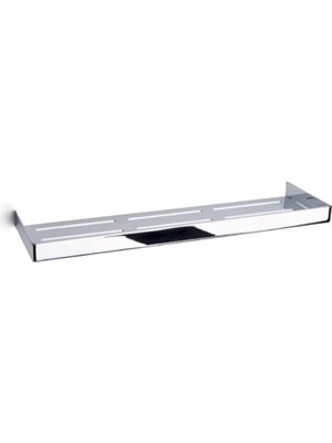 Braventa Collection System Banyo Krom Duş Rafı Krom Renk 50X100X400 mm Beyaz Tek Ebat BA3003 043 Cr