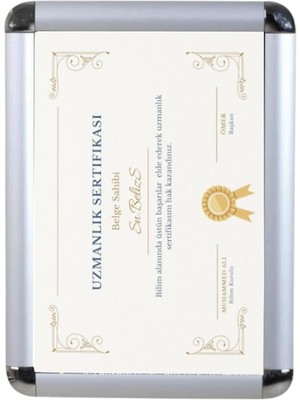 Braventa Collection 3 Adettır - A4 21X30 Belge Çerçevesi - Rondo Açılır Kapanır – Işyeri Eczane Kurum Avm Okul Için Duva