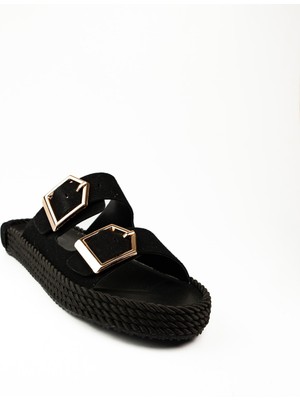 Babalı Miss Park Moda 46 Terlik Tokalı Kadın Terlik