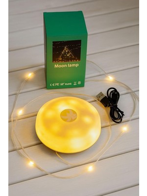 Braventa Collection 10 Modlu Kamp Zinciri, Peri ve Kamp Lambası, USB ile Şarj Edilebilir, 10 Metre LED Ortam Işıkları, K