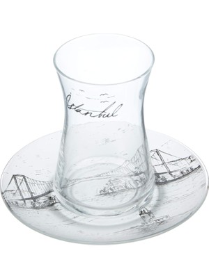 Braventa Collection 04FIA001204 Istanbul Çay Bardağı, Cam
