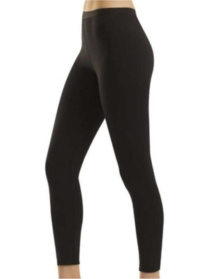 Tutku Kadın Siyah Kışlık Içlik Termal Tayt-Siyah-M