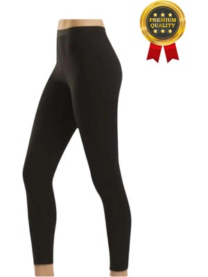 Tutku Kadın Termal Içlik Alt Siyah Renk Premium Kalite ile Konforlu ve Şık Tasarım